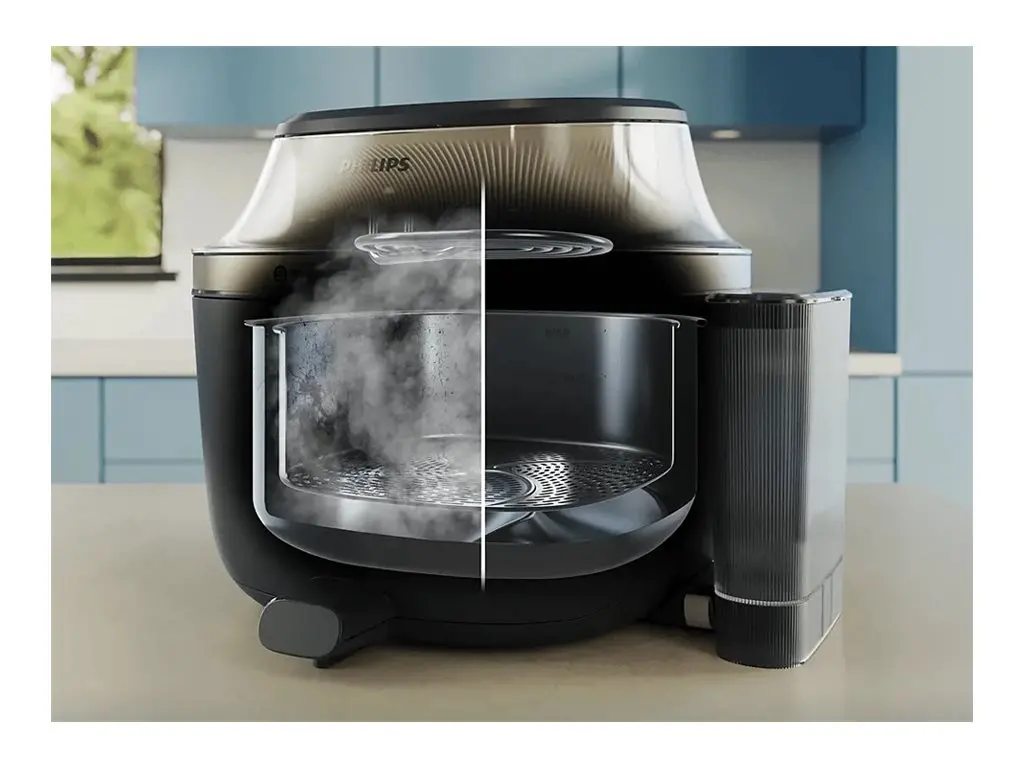 PHILIPS Airfryer Series 5000 с пара 7,2л Автоматична функция SteamClean Функция за пържене с пара - image 3