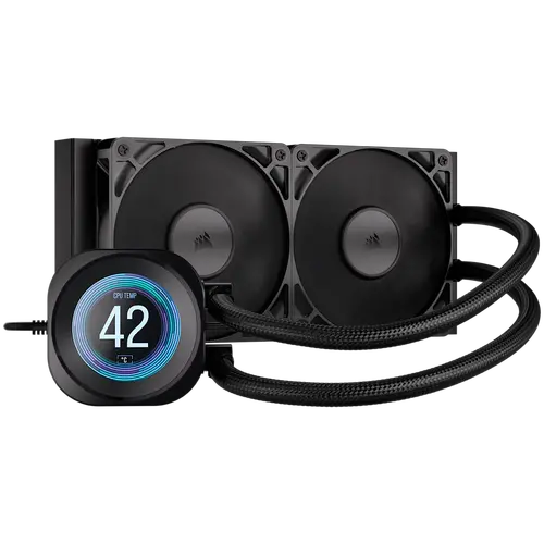 CORSAIR NAUTILUS 240 LCD, 240mm Radiator, Liquid CPU Cooler - image 1