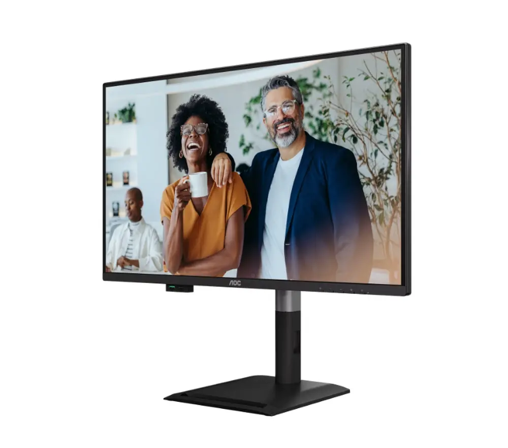 Монитор, AOC Q27P4CV, 27" IPS WLED, 2560x1440@120Hz, 4ms GtG, 350cd m/2, 1500:1, 50M:1 DCR, Adaptive Sync, FlickerFree, Anti-Blue Light, 2Wx2, Tilt, Height Adjust, Pivot, Swivel, HDMI, DP, USB hub, RJ45 - image 1
