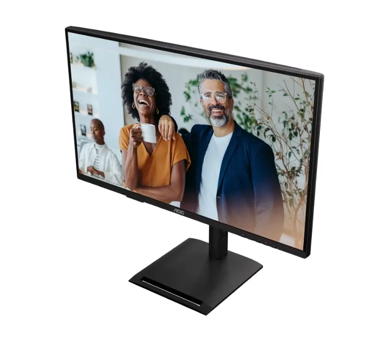 Монитор, AOC Q27P4CV, 27" IPS WLED, 2560x1440@120Hz, 4ms GtG, 350cd m/2, 1500:1, 50M:1 DCR, Adaptive Sync, FlickerFree, Anti-Blue Light, 2Wx2, Tilt, Height Adjust, Pivot, Swivel, HDMI, DP, USB hub, RJ45 - image 2