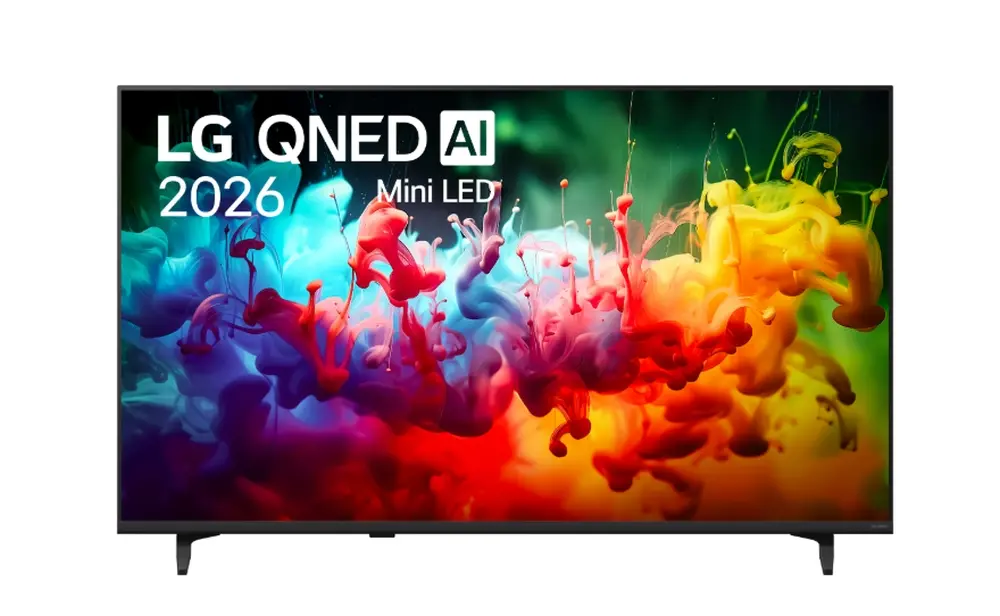 Телевизор, LG 50QNED70B3C, 50" 4K QNED MiniLED Smart TV, 3840x2160, DVB-T2/C/S2, Alpha 7 AI Processor, HDR10 / HLG, webOS 26 ThinQ, VRR / ALLM / HGiG, 4K Super Upscaling, WiFi 5, Bluetooth 5.3, AirPlay 2, LAN, CI, HDMI, AI Sound Pro, Google Cast, 2 pole Stand