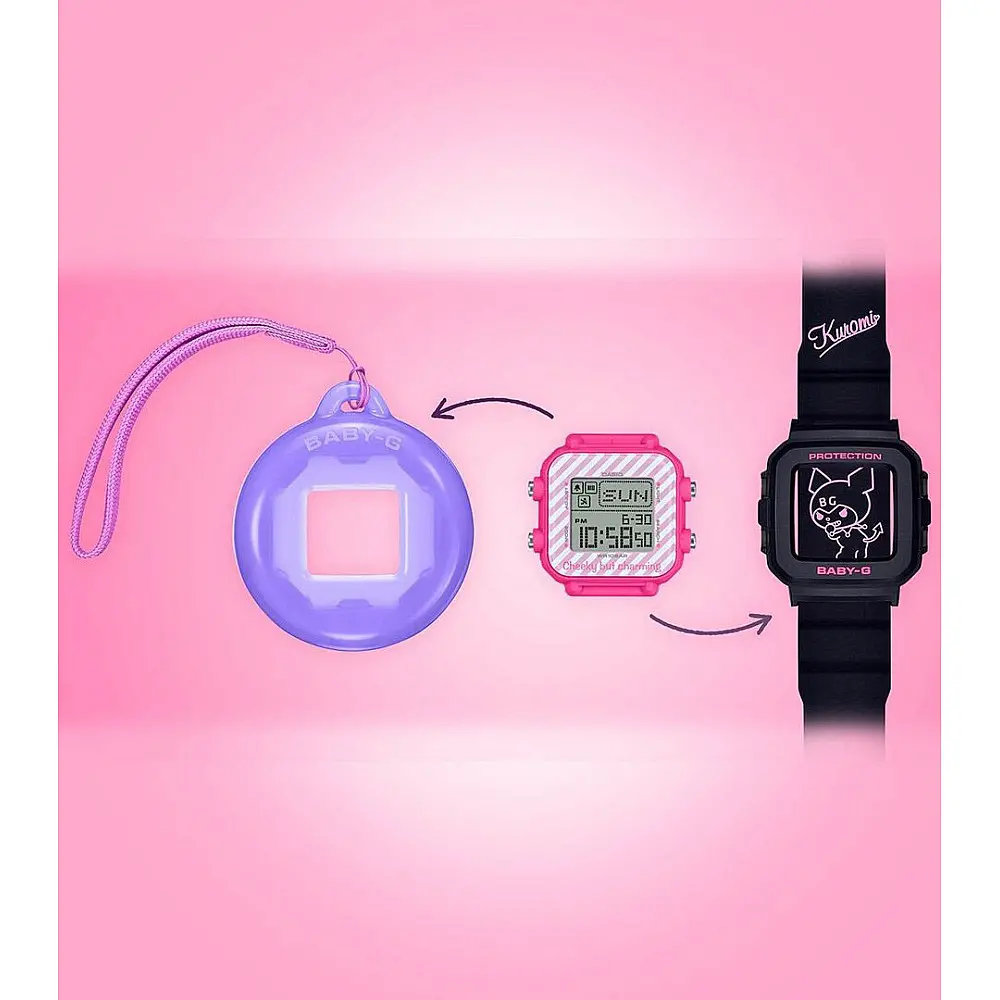 Дамски часовник Casio Baby-G Kuromi Collaboration - BGD-10KKM-1ER - image 3