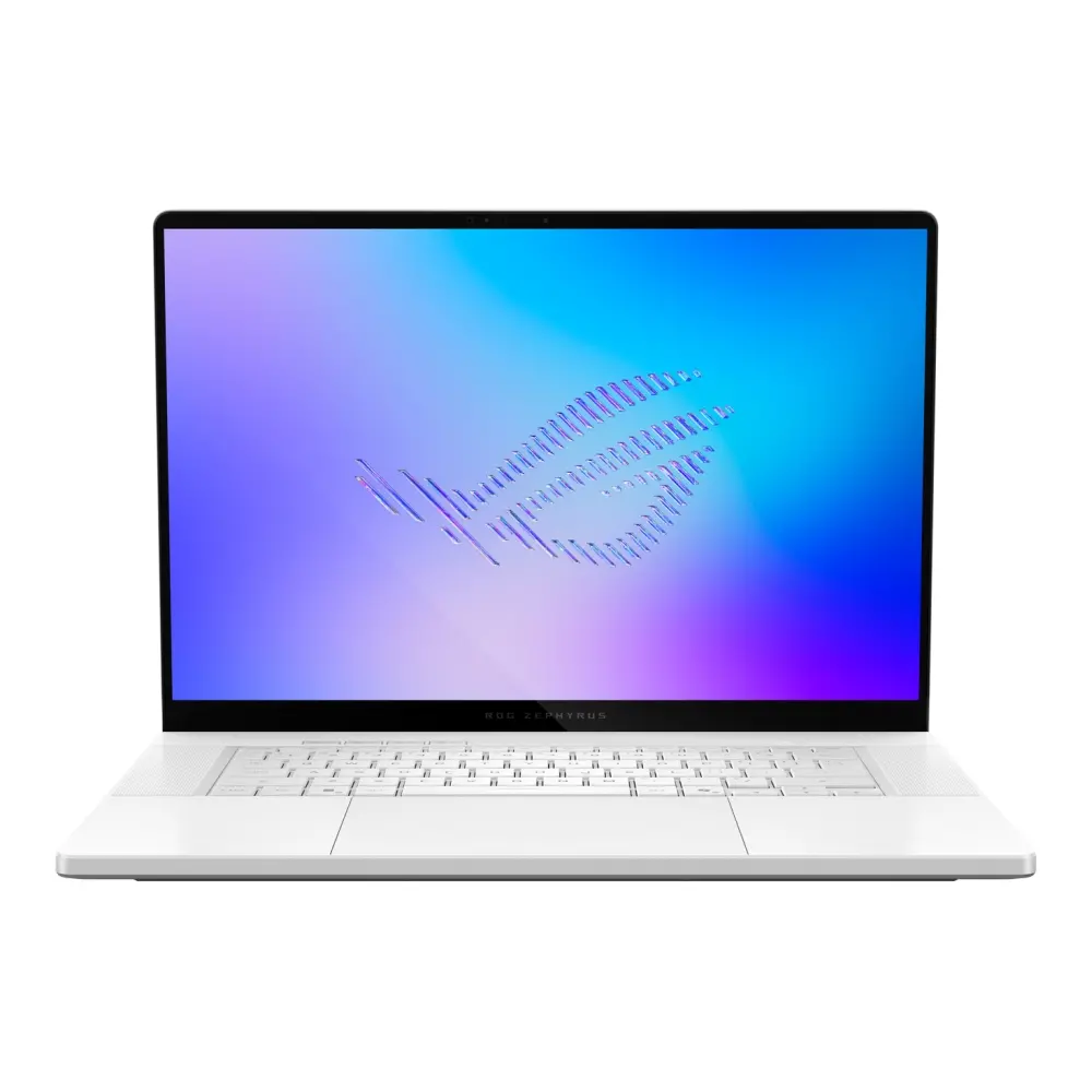 Лаптоп, Asus ROG Zephyrus 16 GU606AW-TB082X,Intel Ultra 9 386H 2.1 GHz (18MB Cache, up to 4.9 GHz, 16 cores, 16 Threads),16.0 OLED WQXGA (2560X1600) 400nits Glare, 240Hz,LPDDR5X 64GB, 2TB G4,RTX5080 16GB,Wi-Fi 7 ,Backlit Kbd RGB, Windows 11 Pro, White, Backpack