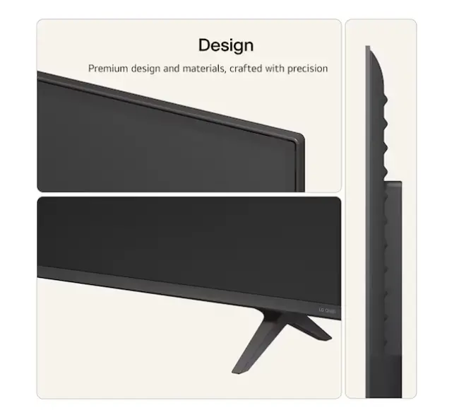 Телевизор, LG 55QNED71B3B., 55" 4K QNED MiniLED Smart TV, 3840x2160, DVB-T2/C/S2, Alpha 7 AI Processor, HDR10 / HLG, webOS 26 ThinQ, VRR / ALLM / HGiG, 4K Super Upscaling, WiFi 5, Bluetooth 5.3, AirPlay 2, LAN, CI, HDMI, AI Sound Pro, Google Cast, 2 pole Stand - image 3