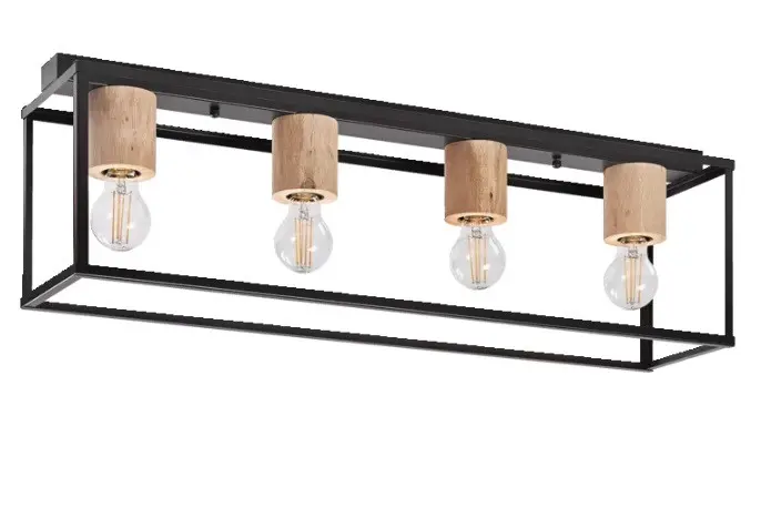 ДЕКОРАТИВНА ЛАМПА ЗА ТАВАН DECOR NAIROBI CEILING BK WD E27 LEDVANCE