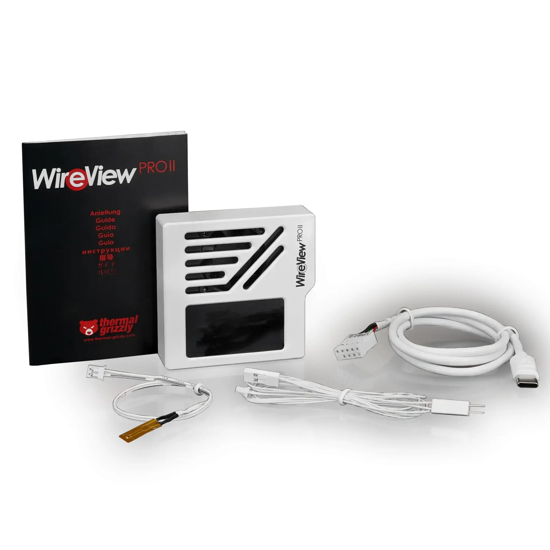 Датчик за видеокарта Thermal Grizzly WireView Pro II GPU 12V-2x6 Reversed - White - image 4