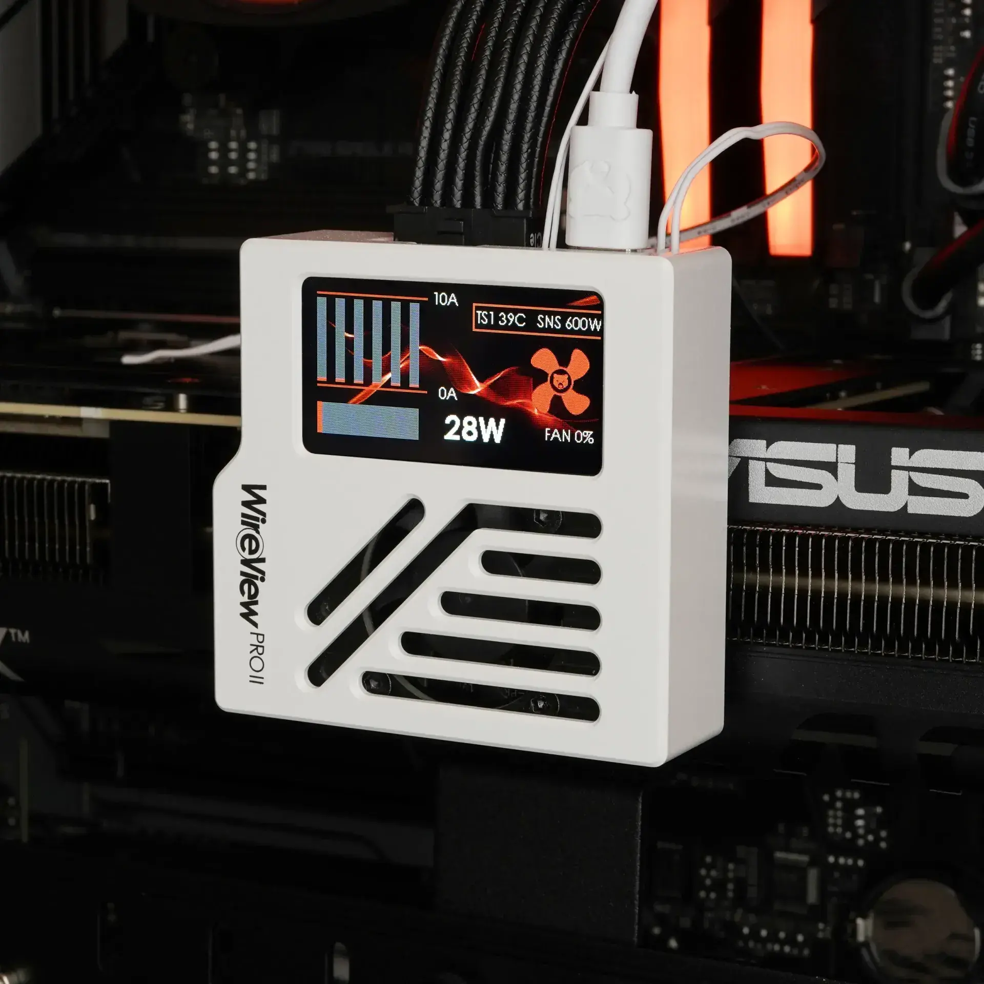 Датчик за видеокарта Thermal Grizzly WireView Pro II GPU 12V-2x6 Reversed - White - image 6