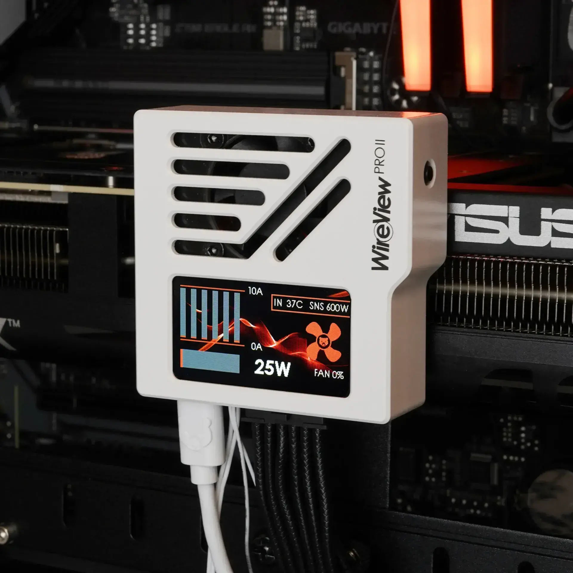Датчик за видеокарта Thermal Grizzly WireView Pro II GPU 12V-2x6 - White - image 5