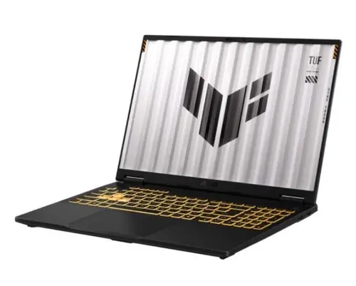 Лаптоп, Asus TUF F16 FX608JMI-TU271,Intel i7 14650HX 2.2 GHz (30MB Cache, up to 5.2 GHz, 16 cores, 24 Threads) 16.0 WUXGA(WU) 1920X1200 16:10 Bend+300nits Anti-Glare sRGB 100% Wide View, AG,144 Hz,16GB DDR5 5600 so-dim ,512GB PCIe 4.0,RTX 5060 8GB GDDR7, Gray - image 1