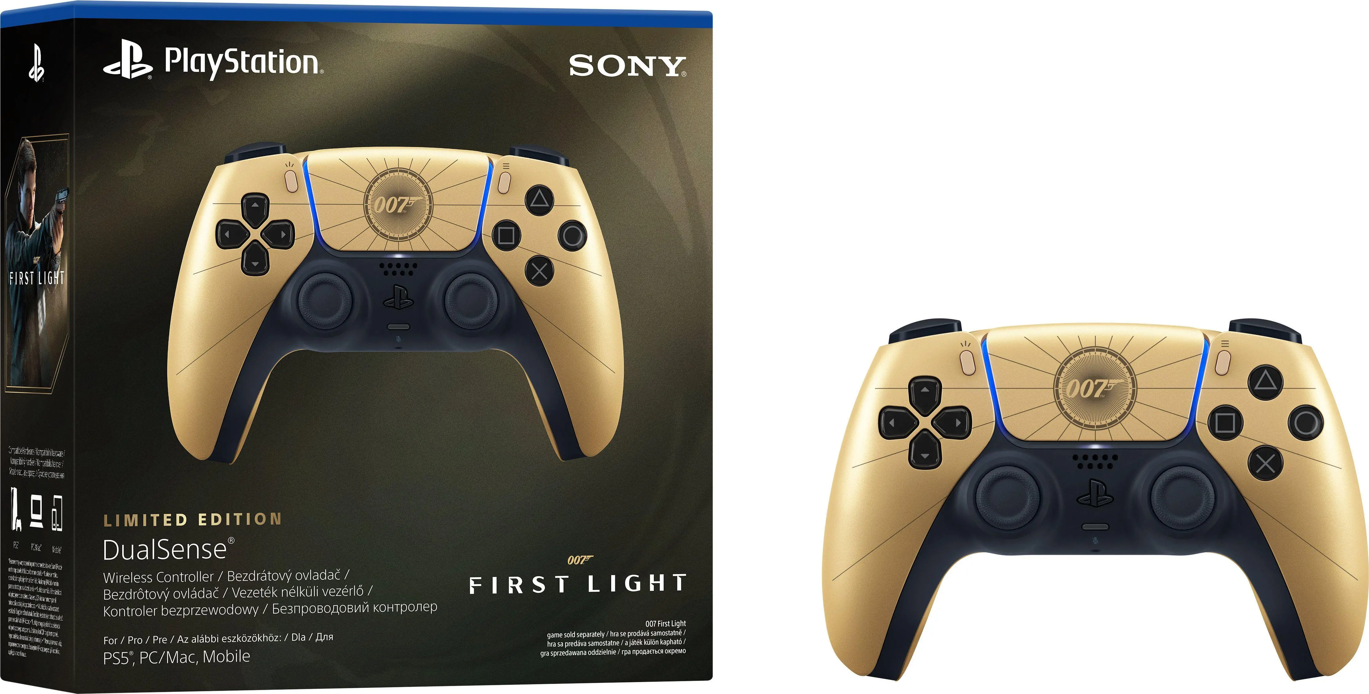 Безжичен геймпад Sony PS5 DualSense - 007 First Light, Limited Edition - image 5