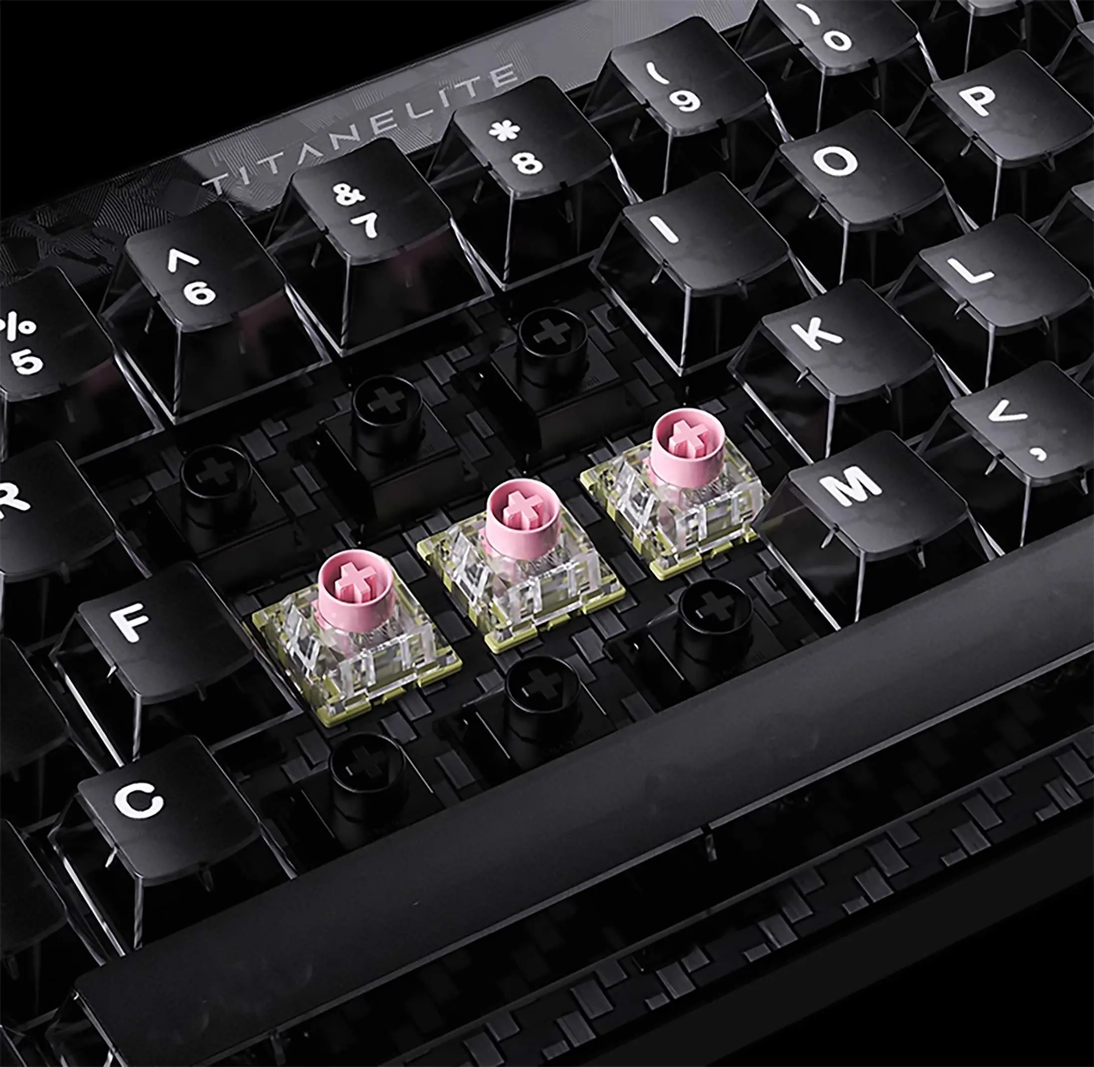 Madlions професионална геймърска механична клавиатура Professional Gaming Mechanical Keyboard TITAN 68 TURBO - 8K, Magnetic Fuguang Switches (English US), Blac - image 3