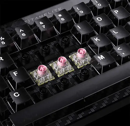Madlions професионална геймърска механична клавиатура Professional Gaming Mechanical Keyboard TITAN 68 TURBO - 8K, Magnetic Fuguang Switches (English US), Blac - image 3