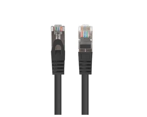 Кабел, Lanberg patch cord CAT.6 FTP 5m, 10 pack, black - image 1