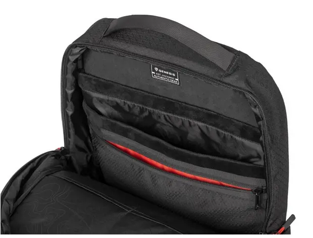 Раница, Genesis Laptop Backpack Pallad 510 17.3" Black 23L - image 3