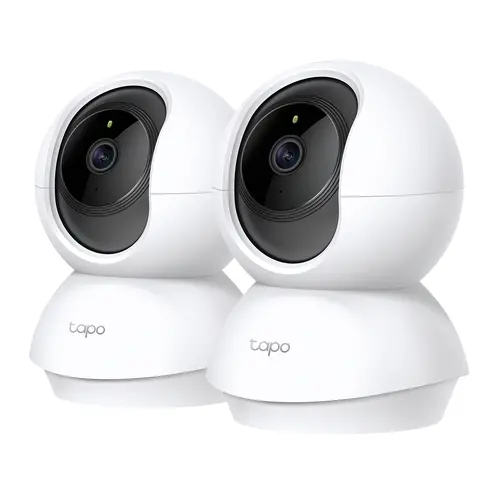 Οικιακή κάμερα ασφαλείας WiFi TP-Link Tapo C200P2, Pan/Tilt - 2 τεμάχια - 1