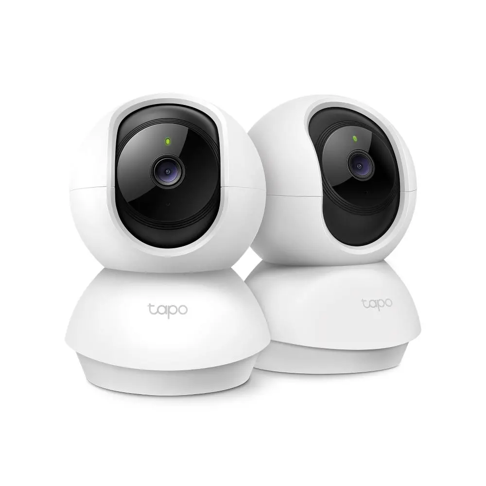 Охранителна WiFi камера TP-Link Tapo C210P2, 360°, Pan/Tilt - 2 Броя