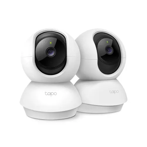 Охранителна WiFi камера TP-Link Tapo C210P2, 360°, Pan/Tilt - 2 Броя
