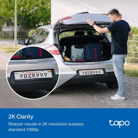 Охранителна WiFi камера TP-Link Tapo C410, Външен/вътрешен монтаж - 2 Броя - image 3