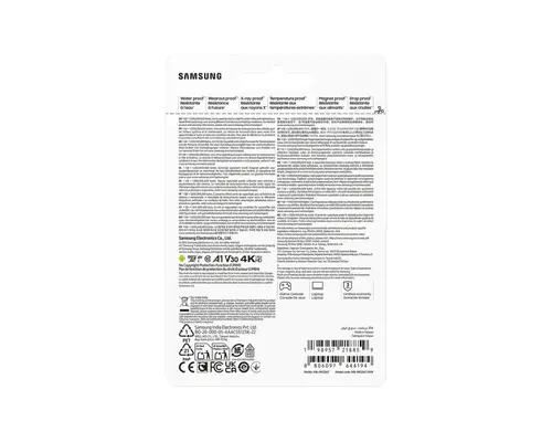 Памет, Samsung 256GB micro SD Card P9 Express UHS-I Read 65K IOPS, UHS-I 2K IOPS - Write 52K IOPS, UHS-I 2K IOPS Class 10 U3 V30 A1 - image 4