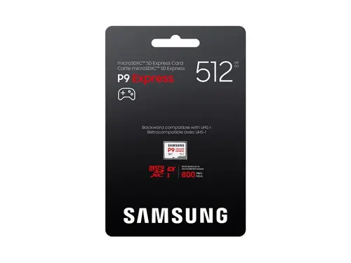Памет, Samsung 512GB micro SD Card P9 Express UHS-I Read 65K IOPS, UHS-I 2K IOPS - Write 52K IOPS, UHS-I 2K IOPS Class 10 U3 V30 A1 - image 2