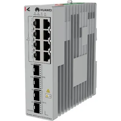 Комутатор Huawei S210I-8P4SX,8xGb POE+,2x10G SFP+,2x1G SFP,L2 индустриален