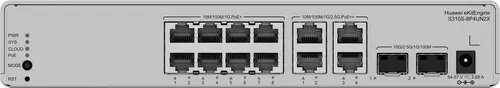 Комутатор Huawei S310S-8P4UN2X, 8x1G POE+, 4x2.5G POE++, 2x10G SFP+,125W, L2+ - image 1
