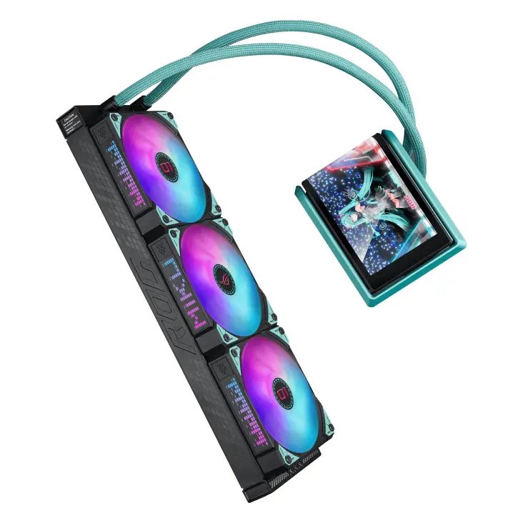 Охладител за процесор ASUS ROG RYUO IV 360 ARGB Hatsune Miku Edition - image 3