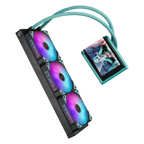 Охладител за процесор ASUS ROG RYUO IV 360 ARGB Hatsune Miku Edition - image 3
