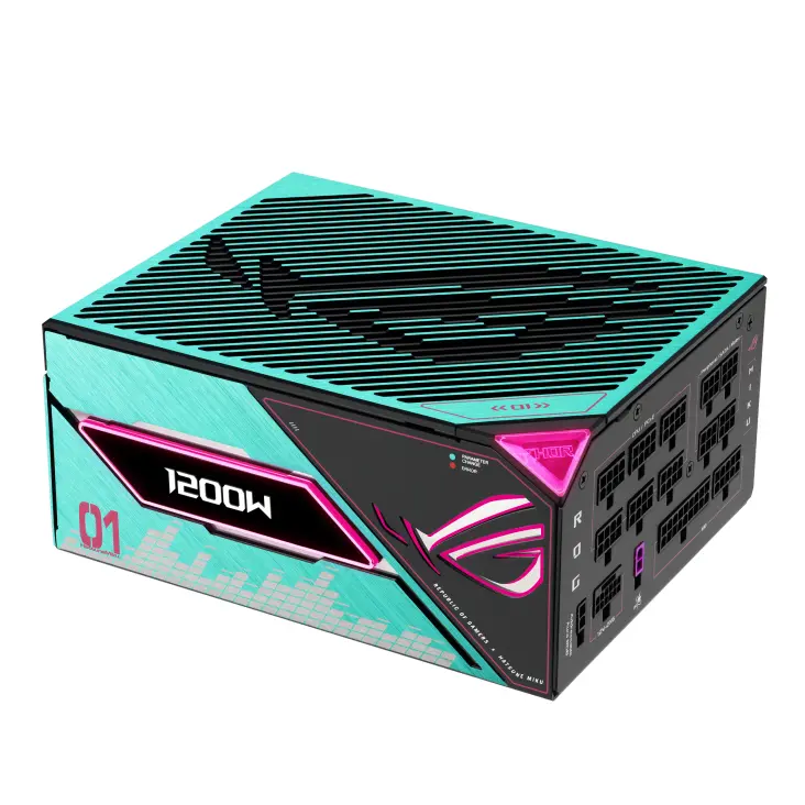 Sursă de alimentare ASUS ROG Thor 1200W Platinum III Hatsune Miku Edition