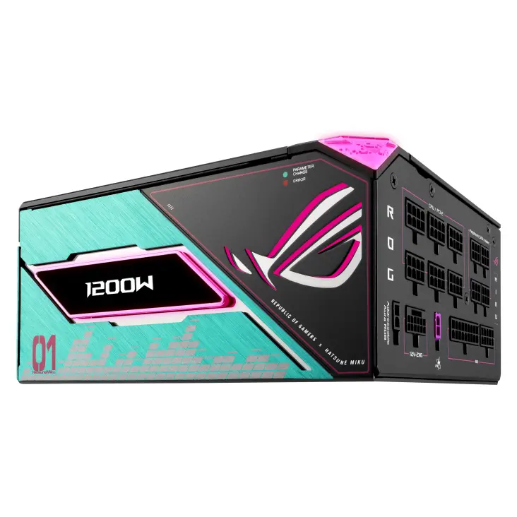 Захранващ блок ASUS ROG Thor 1200W Platinum III Hatsune Miku Edition - image 1