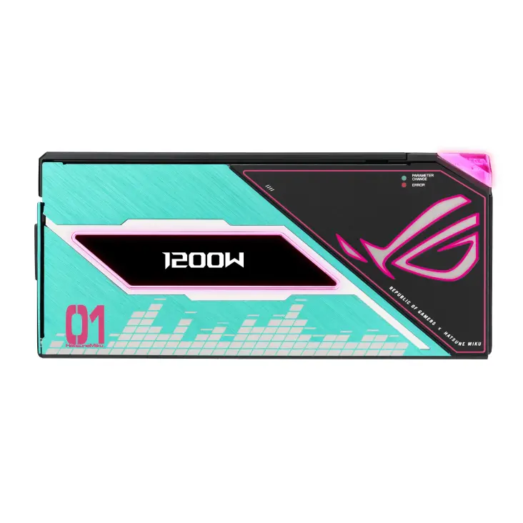 Захранващ блок ASUS ROG Thor 1200W Platinum III Hatsune Miku Edition - image 2