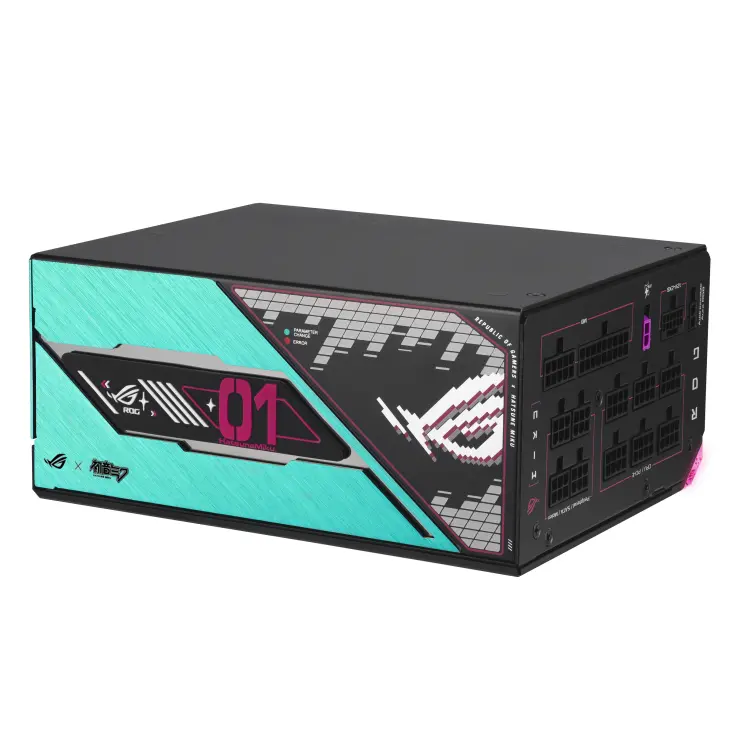 Захранващ блок ASUS ROG Thor 1200W Platinum III Hatsune Miku Edition - image 3