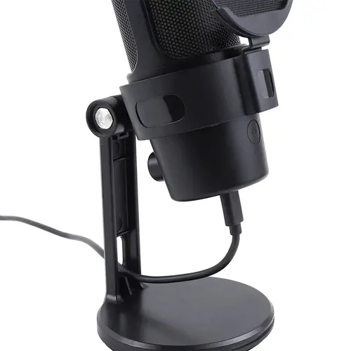 VCom Геймърски микрофон Gaming USB Microphone - VCOM-M902 Black - USB, RGB - image 5