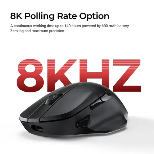 Безжична мишка Keychron M7-A23 8000Hz - Black - image 3