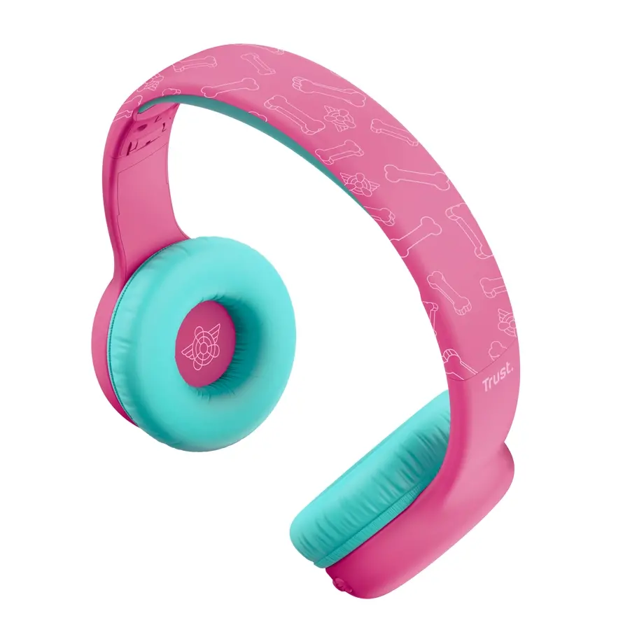 Слушалки, TRUST Nouna Wireless Headphones Paw Patrol Pink - image 1