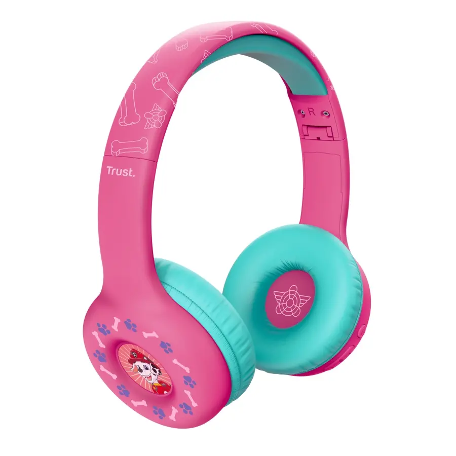 Слушалки, TRUST Nouna Wireless Headphones Paw Patrol Pink - image 3