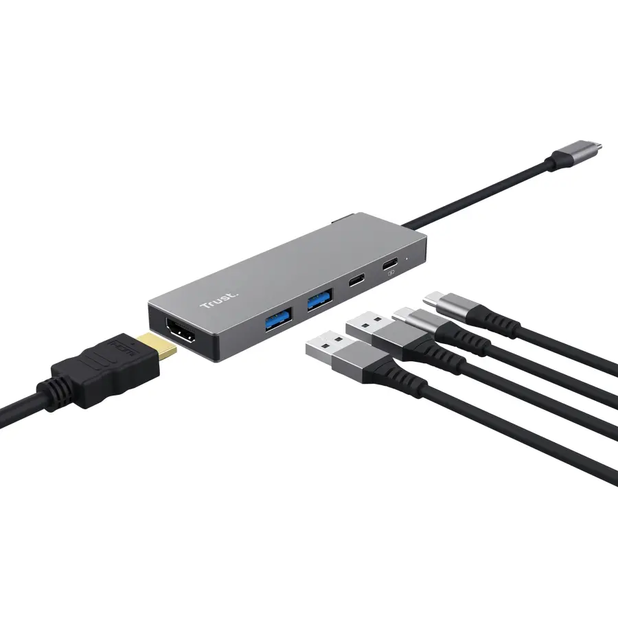 USB хъб, TRUST Dalyx 5-IN-1 Multiport Hub - image 1