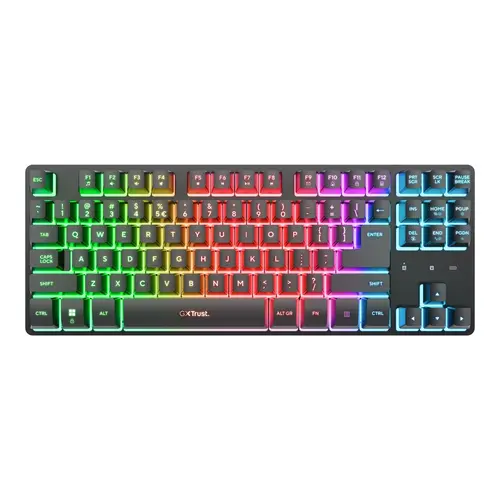 Клавиатура, TRUST GXT831 Thado TKL Wireless Keyboard Black US - image 1