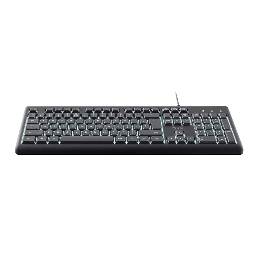 Клавиатура, TRUST Primo Illuminated Keyboard BG - image 1