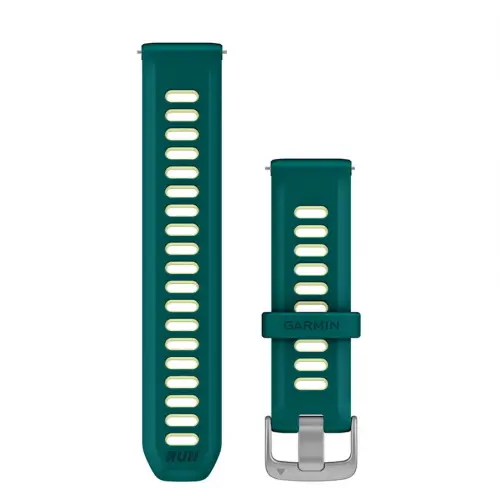 Garmin Бързоосвобождаваща се каишка - Teal Green/Citron (20 мм) 010-11251-B8