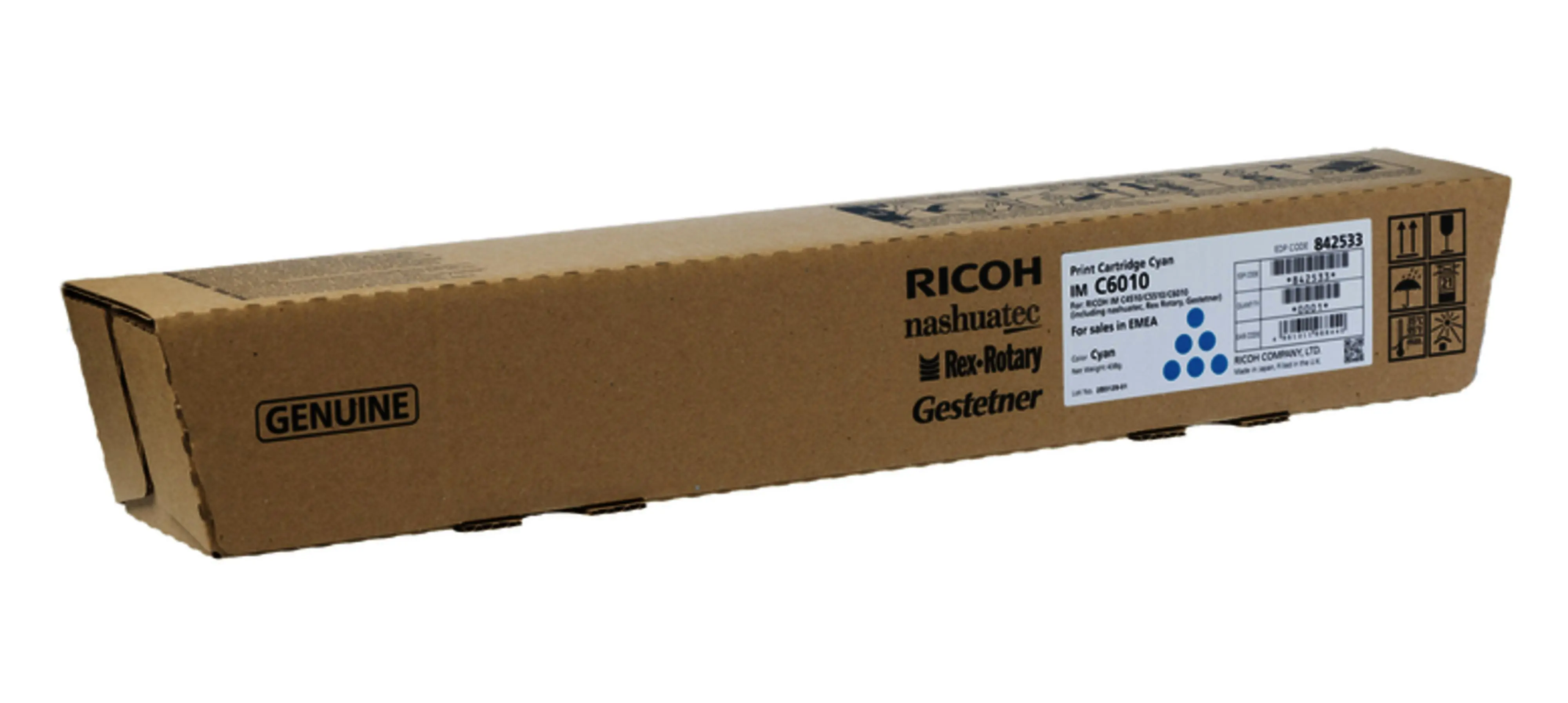 Cartuș de toner RICOH Cyan IMC6010, IM C4510, IM C5510A, 28000 k., Cian
