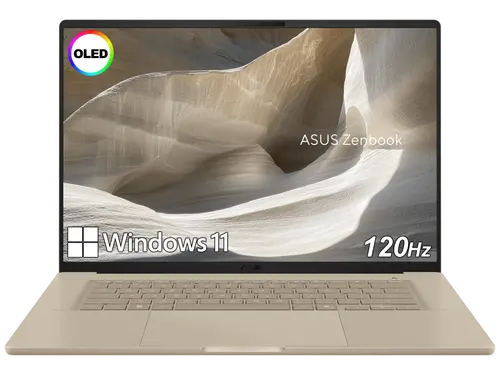 Лаптоп, Asus Zenbook UX3607OA-SQ485W,SnapdragonX2 Elite Extreme X2E94100 48GB(53MB Cache, 4.7GHz), 16.0 OLED WQXGA+(WQ+) 2880X1800 16:10 Be nd+500nits, 48GB LPDDR5X ,512GB PCIe 4.0 SSD, Windows 11,Zabriskie Beige
