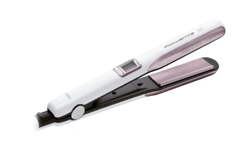 Преса, Rowenta SF7660F0 Liss & Curls Premium Care, cashemere keratin coating, ionic function, liss optimizer (silicon strip), LCD screen, 2 settings (130-200C), fast heat up (30'), auto-off (60"), lock system, floating plates - image 2