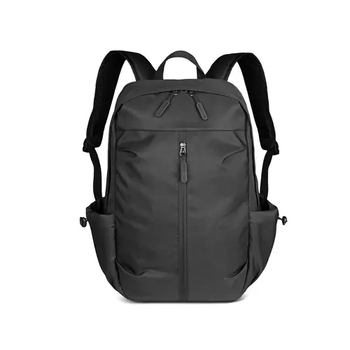 Rucsac Bugatti Basic M, poliester, negru cu fermoar - 1