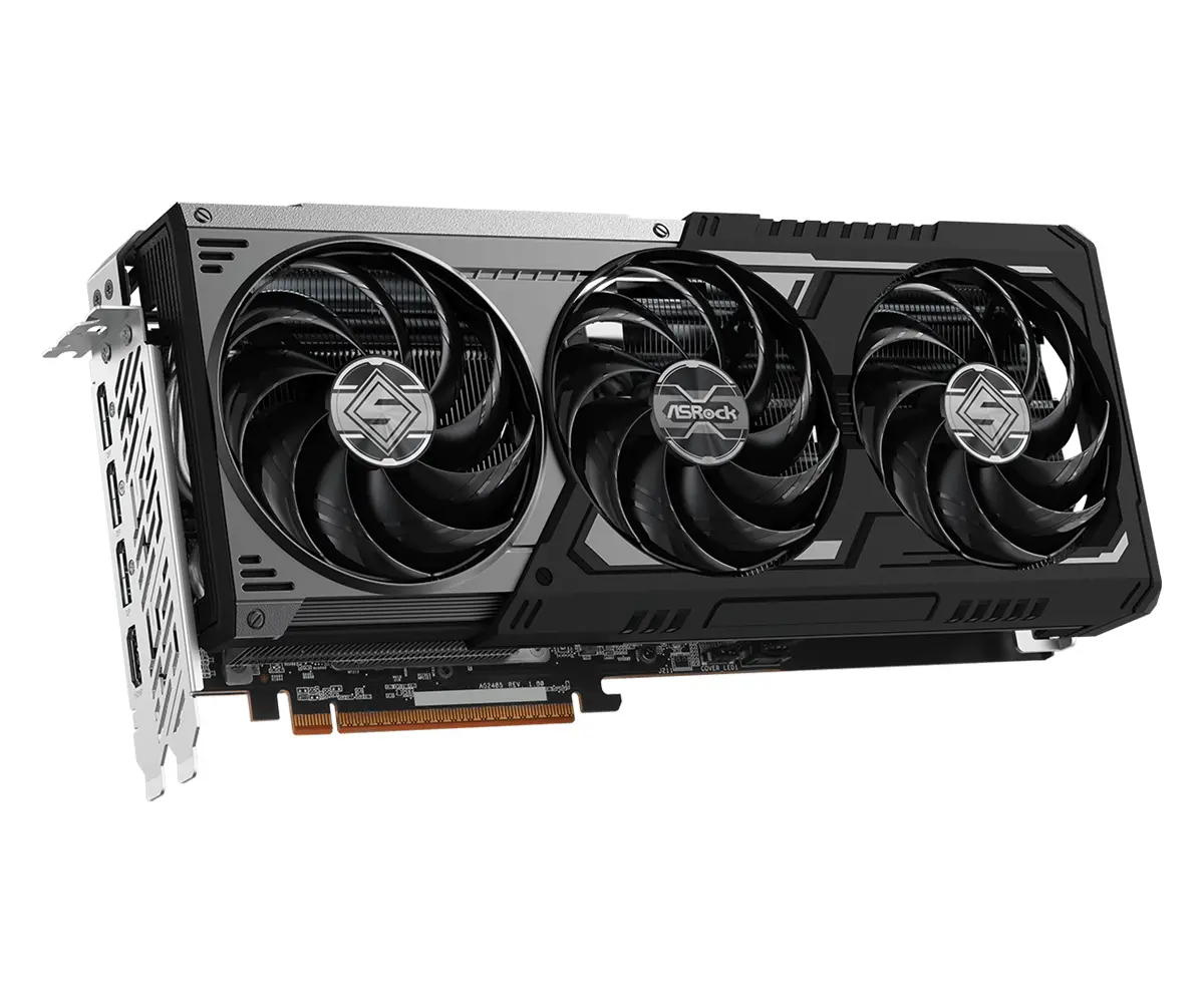 Видео карта ASRock Radeon RX 9070 GRE Steel Legend Dark 12GB OC GDDR6 - image 2