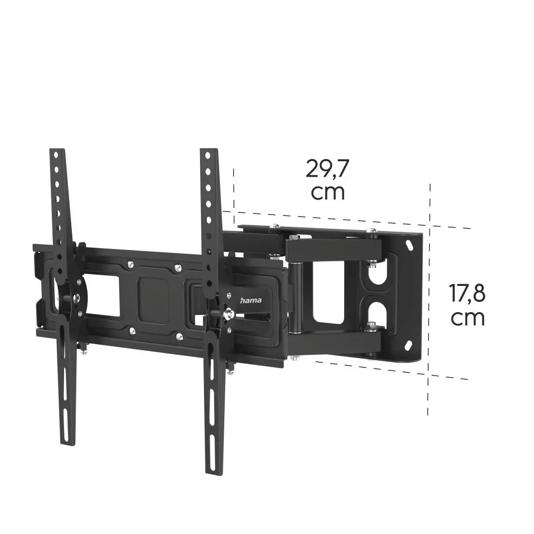 Стенна стойка за TV Hama, 191 cm (75”), до 40 kg - image 11