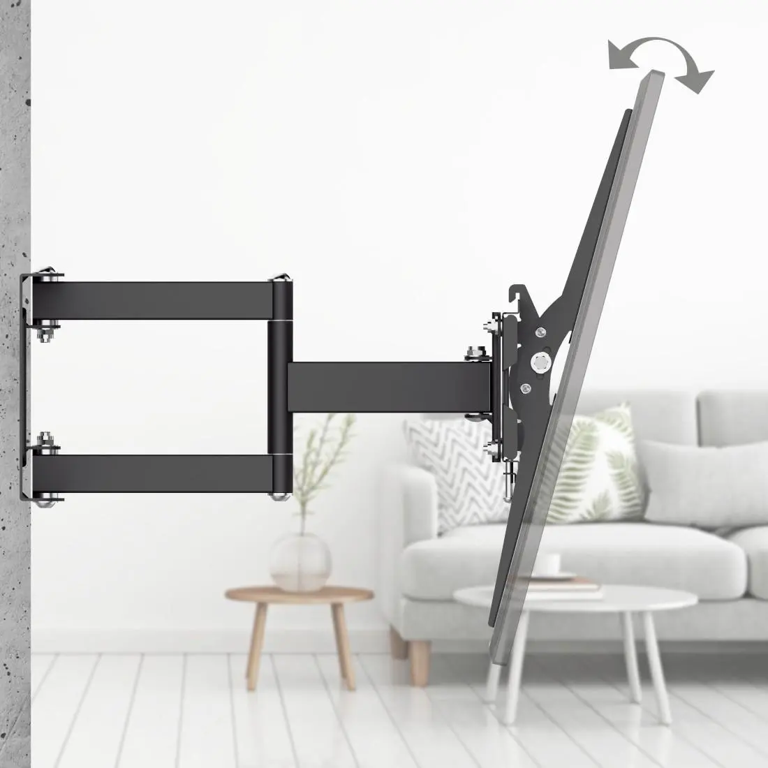 Стенна стойка за TV Hama, 191 cm (75”), до 40 kg - image 3