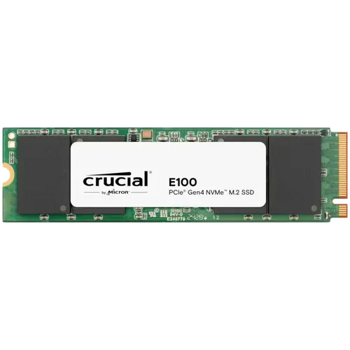 Crucial E100 1TB PCIe Gen4 2280 NVMe M.2 SSD (Tray)