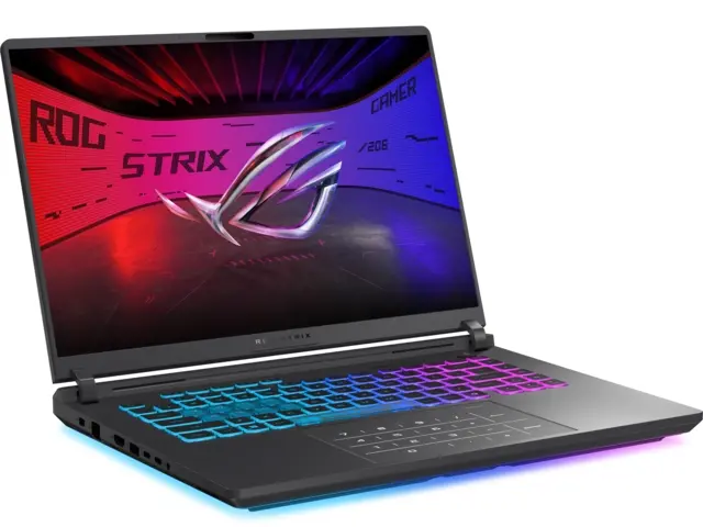 Лаптоп, Asus Strix G16 G615LP-TS215,Intel  Ultra 9 ,16.0 WQXGA(2560X1600),16:10 Bend+500nits, AG,300Hz,DDR5 32GB ( 16GB DDR5-5600 SO-DIMM *2 ) ,1TB , RTX 5070  8GB GDDR7,Wi-Fi 7 ,Backlit Chiclet Keyboard 4-Zone RGB,NO OS,Eclipse Gray + ROG Backpack - image 1