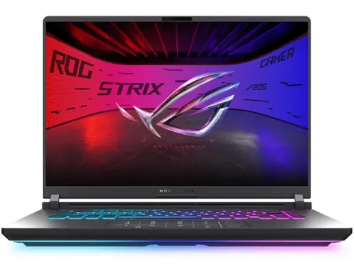 Лаптоп, Asus Strix G16 G615LP-TS215,Intel Ultra 9 ,16.0 WQXGA(2560X1600),16:10 Bend+500nits, AG,300Hz,DDR5 32GB ( 16GB DDR5-5600 SO-DIMM *2 ) ,1TB , RTX 5070 8GB GDDR7,Wi-Fi 7 ,Backlit Chiclet Keyboard 4-Zone RGB,NO OS,Eclipse Gray + ROG Backpack